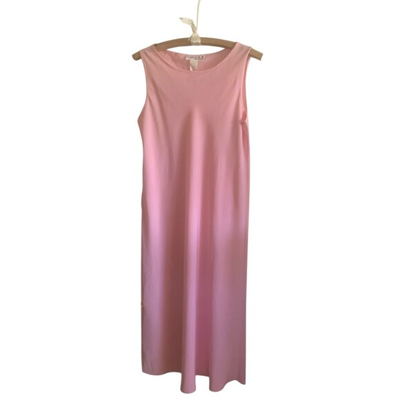 Josie by Natori Vintage Y2K Sleeveless Pink Slip Dress/Nightgown Size Small - Picture 2 of 3